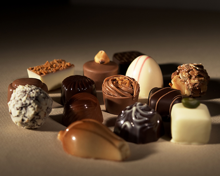 Pralines van topcholatier Dumon, volgens Gault&Millau één van de beste in België !